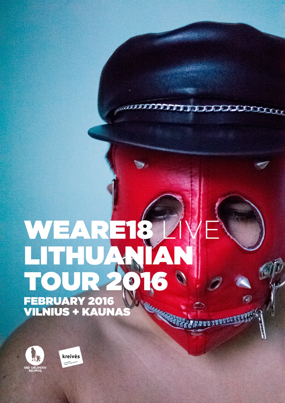 Weare18 Lithuania tour 2016 poster
