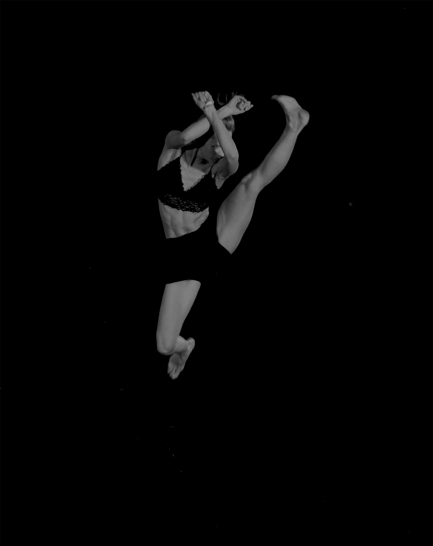 black and white jump
